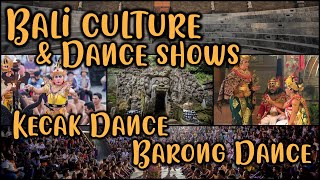 Bali Cultural Dance shows | Kecak Dance | Barong and Keris Dance travel videos #travel #travelvideos