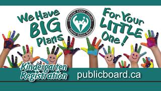 GECDSB Kindergarten Registration 2020