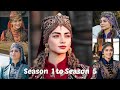 Bala Hatun All looks from Season 1 to Seaon 5 | Bala hatun all dresses | ft.bala hatun | TIY Crafta