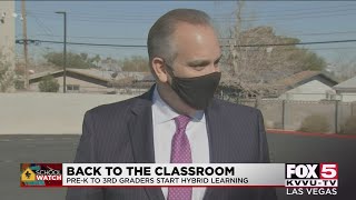 Younger CCSD students return to classroom amid pandemic