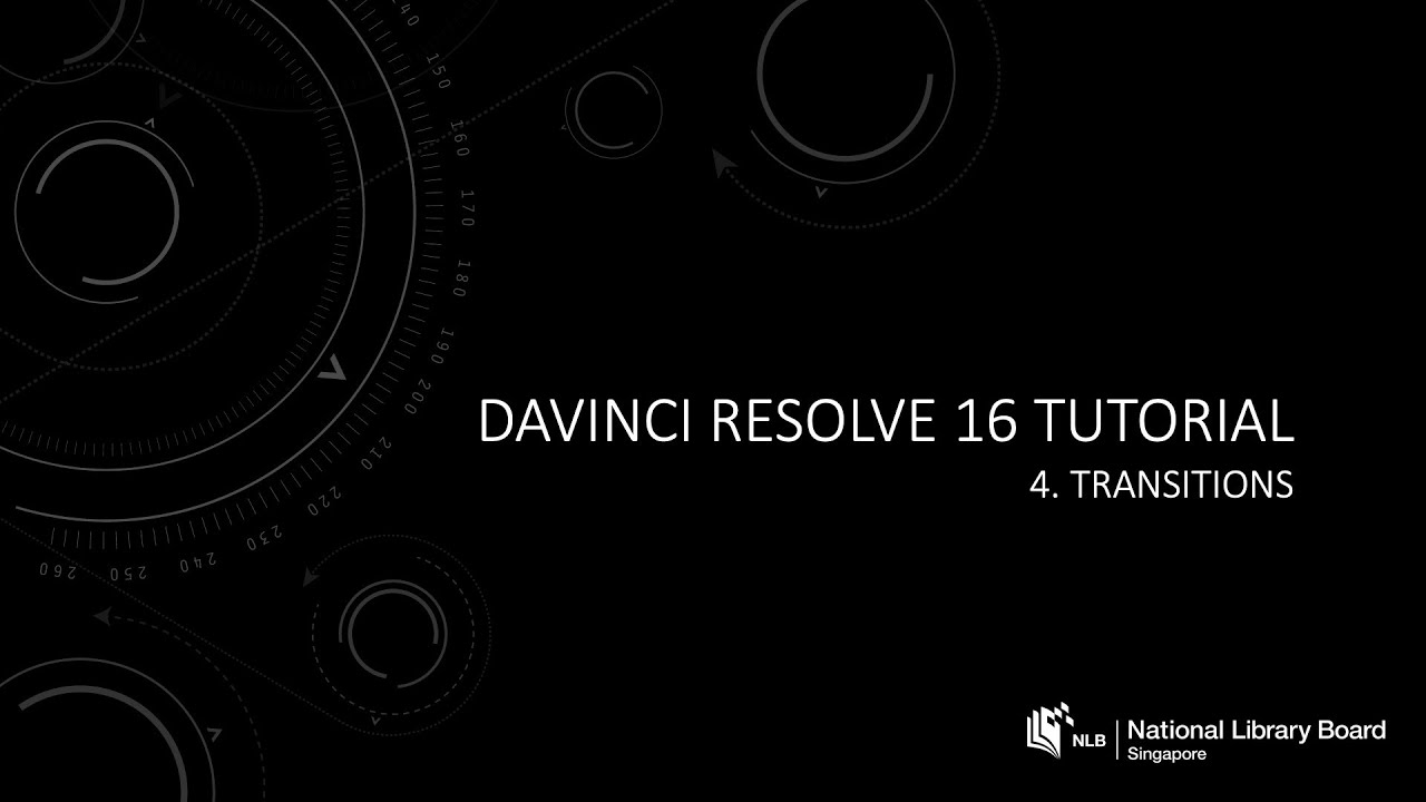 Davinci Resolve Transitions Tutorial Terdot