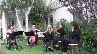 Los Angeles String Quartet- Wedding Ceremony Musicians Demo- Schubert- Andante