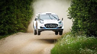 Martins Sesks Ford Puma Rally1 | Pre Event Test WRC Rally Poland 2024 | BIG JUMPS