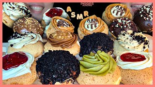 ASMR) CHEWY CREAM PUFF CREAM CHOUX MUKBANG CHEWY JUNIOR DESSERT | No Talking | Eating Sounds