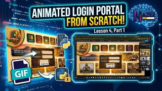 Build a STUNNING Animated Login Screen with Python Tkinter! 🎬 MBOA FLIX App Dev | Lesson 4 (Part 1)