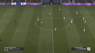 FIFA 21　縦パスへのコースをあける意識