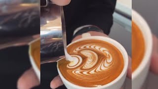 Latte Art ▪︎ Wing Tulip