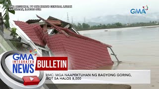 NDRRMC: Mga naapektuhan ng bagyong Goring, umabot sa halos 8,000| GMA Integrated News Bulletin