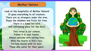 Mother Nature poem/5th standard/2nd term/English/p.no 82/samacheer kalvi