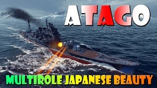 World of Warships - Atago Review - Multirole Japanese Beauty