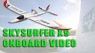 Skysurfer x9 glides for over 60 seconds