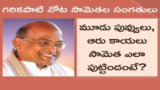 మూడు పువ్వులు ఆరు కాయల వెనక ఇంతకథ ఉందా ? | గరికపాటి వివరణ వినితీరాల్సిందే | Garikapati Mark Satires