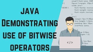 java Demonstrating use of bitwise operators (java tutorial for beginners) Demo