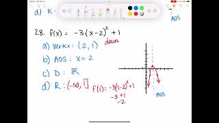 College Algebra 3.1 Quadratic Functions and Models