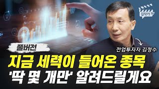 지금 세력이 들어온 주식 종목 20개 (전업투자자 김정수 풀버전)