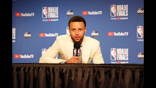 Stephen Curry Reacts To Losing NBA Finals And Klay Thompson ACL Injury