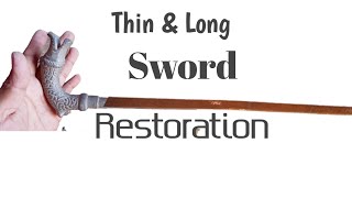 Sword Restoration Rusty Long Vintage horse