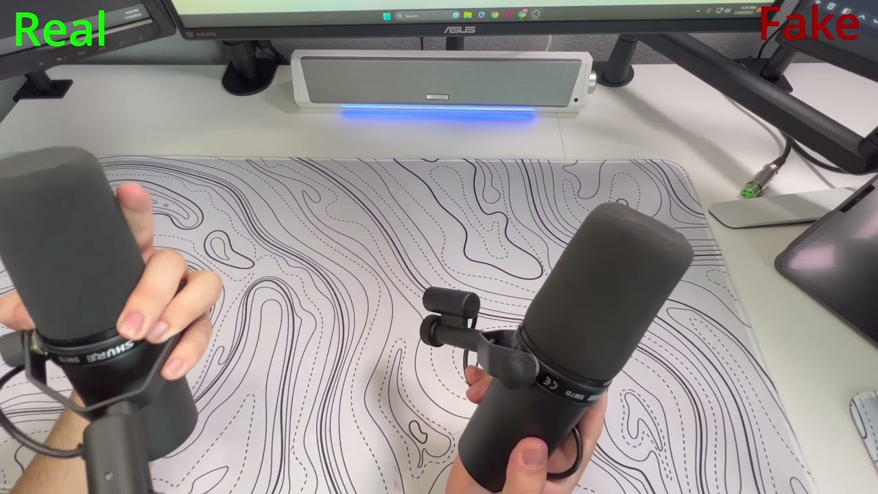 EASIEST WAY To Spot A Fake Shure SM7B - YouTube