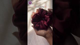 ✨ premium Satin Scrunchies |Soft, Stylish \u0026 Affordable✨ #shorts#shortsfeed#trendingshorts#scrunchies