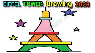 EIFFEL TOWER  Drawing  2023