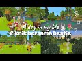 A day in my life 🐰🌷|| piknik bareng bestie 🧸🧺|| Minecraft