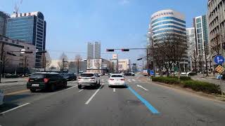 【Korea City Drive】 GWANGJU - The 6th largest city in Korea - East Part of Gwangju