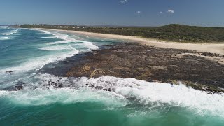 Flat Rock Angels beach East Ballina NSW Au