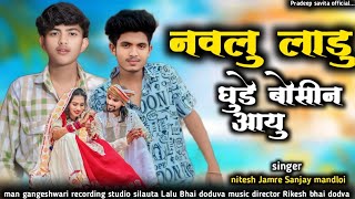 नवलु लाडु घुडे बोसीन आयु 🤣 new aadiwasi timli song 2025 singer nitesh Jamre Sanjay mandloi RIMIX DJ