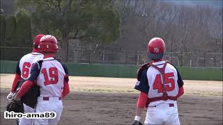 《中学硬式》　広島ボーイズ　【シートノック】　20210228