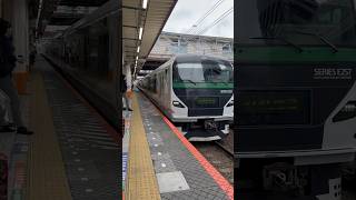 臨時特急あずさ79号(257系5000番代)が八王子駅に入線#中央線#臨時列車#特急あずさ#257系#八王子駅(OM-93)