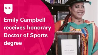 Olympic weightlifter Emily Campbell receives honorary degree