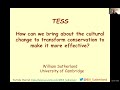 Seminar 16: How can we bring about the cultural change needed to make conservation more effective?