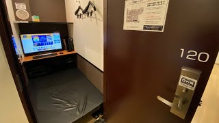 ネットカフェ快活クラブの鍵付完全個室に泊まってきた。