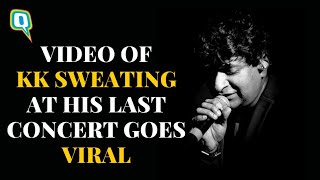 RIP KK | Video of KK Sweating at Last Concert and Being Rushed to the Hospital Goes Viral