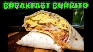 Sausage, Egg and Cheese Burrito on the Blackstone Griddle