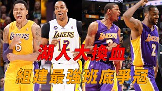 連簽5人，放走3人，湖人自由市場豪擲四千万，下賽季目標爭冠！【NBA球學家】