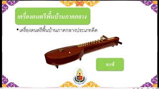 ครูทวี ป.4  ดนตรี-นาฎศิลป์ ป. 6 หน่วยการเรียนรู้ที่2 ดนตรีพื้นบ้านภาคเหนือและภาคกลาง