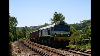 Aggregates Industries/Freightliner 59004 At Hamsey Working 6V00 Newhaven To Acton!