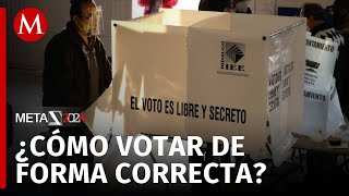 Formas correctas para que el voto sea válido: Miguel Eraña