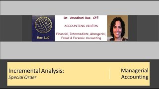 Incremental Analysis - Special Order
