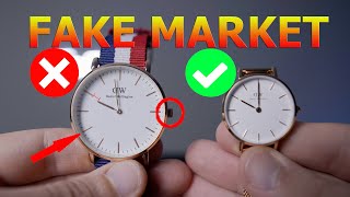 📌 DANIEL WELLINGTON FAKE AND REAL WATCH REVIEW COMPARISON 📌