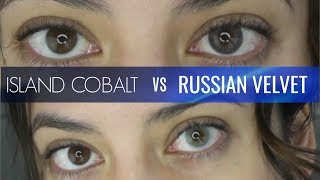 O-Lens Island Colbalt vs Russian Velvet Blue | ZOOMED!