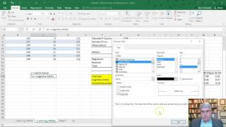 How to do Multiple Regression in Excel 2016 for Windows (Job Performance Example)
