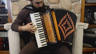 DINOPROIASB - Sunburst Dino Baffetti Professional IA Piano Accordion LMMH 37 96 $4999