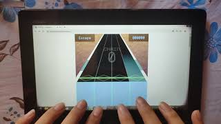 [Sparebeat] Introduction \u0026 Gameplay of MOBILYS | Hard Lvl. 10 | Using Touchscreen Laptop