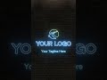 🔥 60fps neon lights logo animation 🎬 logoanimation motiongraphics neon 60fps neonlights