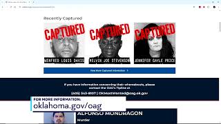 Two fugitives on Oklahoma's Most Wanted List captured in Tulsa and Texas