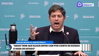 Kicillof le respondió a Milei: \