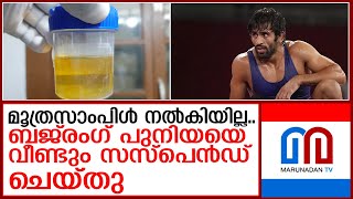 ഗുസ്തിതാരം ബജ്‌രംഗ് പുനിയയ്ക്ക് വീണ്ടും സസ്പെൻഷൻ   I  Bajrang Punia provisionally suspended