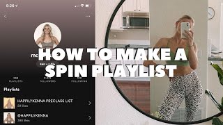 HOW TO MAKE A SPIN/FITNESS CLASS PLAYLIST: Tips on how to make a great fitness instructor playlist!